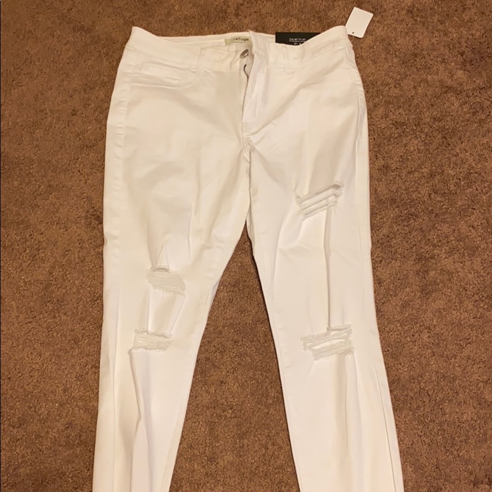 White jeans